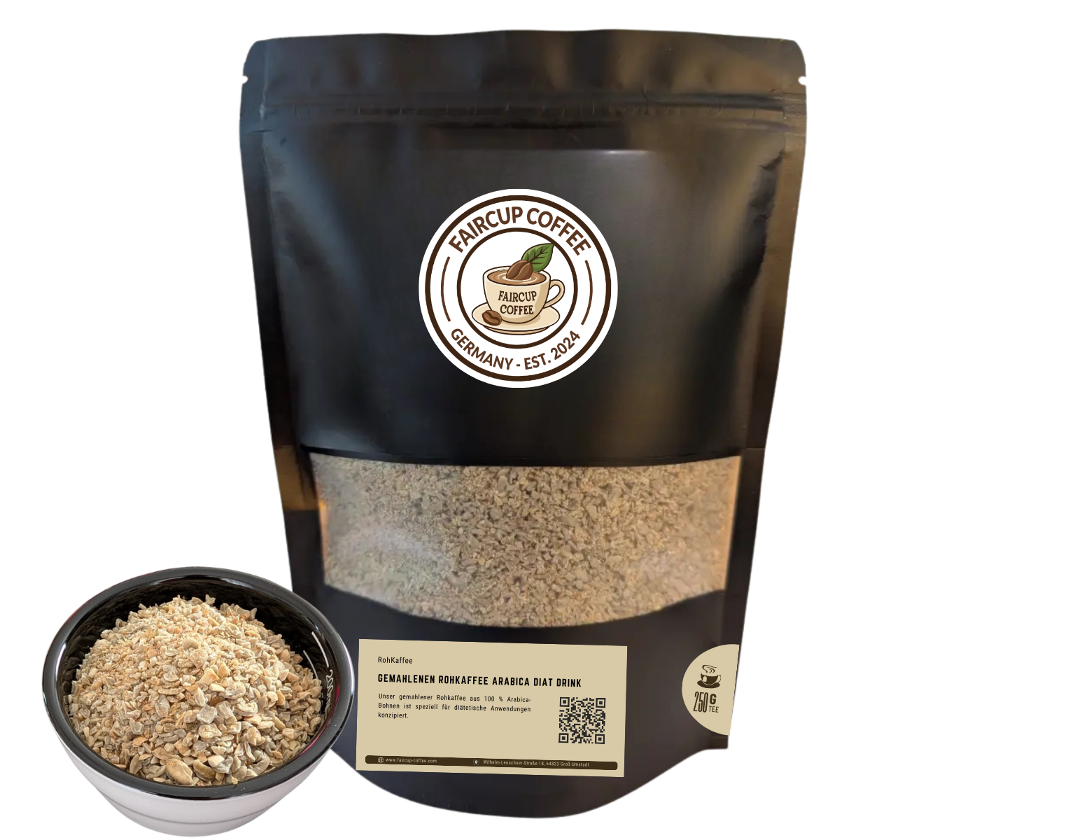 C Gemahlener Rohkaffee Arabica – Diät Drink Pulver – Bild 1
