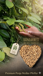 Faircup Coffee – Weißer Penja-Pfeffer aus Kamerun - 75g/150g – Bild 2