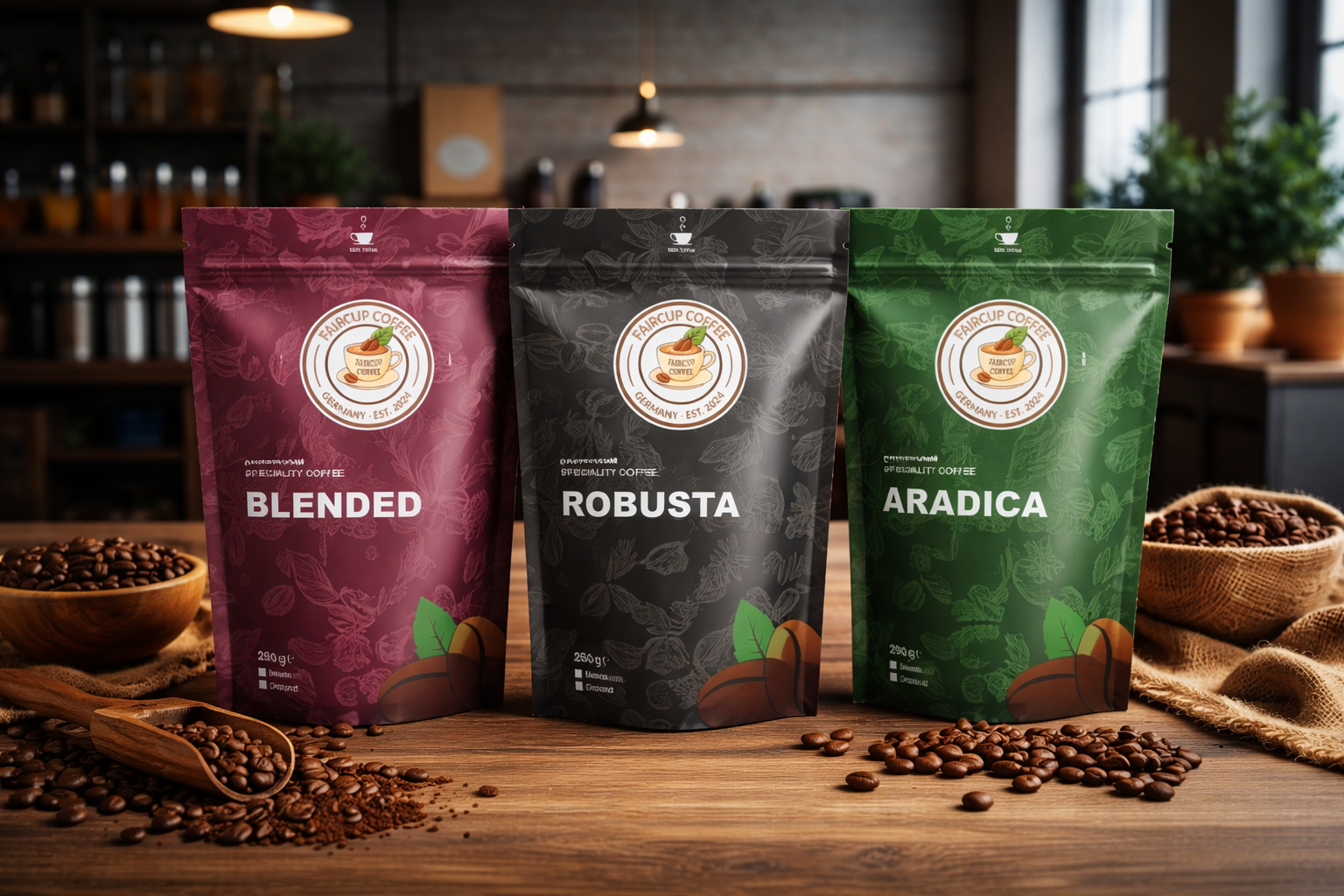 combo Espresso Probierset 3×500g – Stark, Dark Roast & Extra Strong – Bild 1